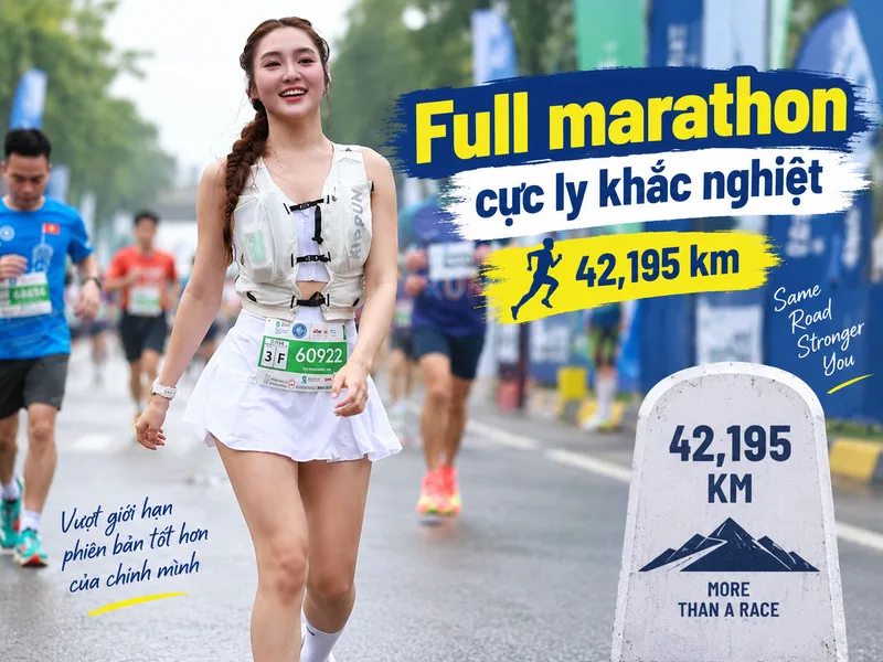 Full marathon: Hành trình chinh phục 42,195 km bằng ý chí