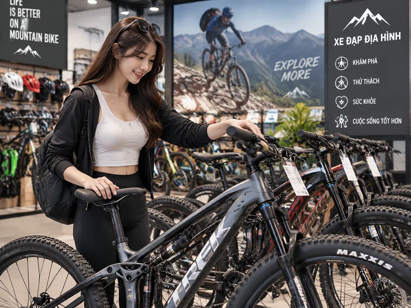 Chọn đúng kích thước và cấu hình giúp người mới có trải nghiệm đạp xe thoải mái hơn.